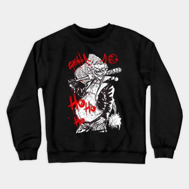 Negangrinch - Mashup of Grinch and Negan Crewneck Sweatshirt by YujiVI